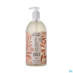 Mkl Gel Douche Bio Beurre Karite Fl Pomp.1l