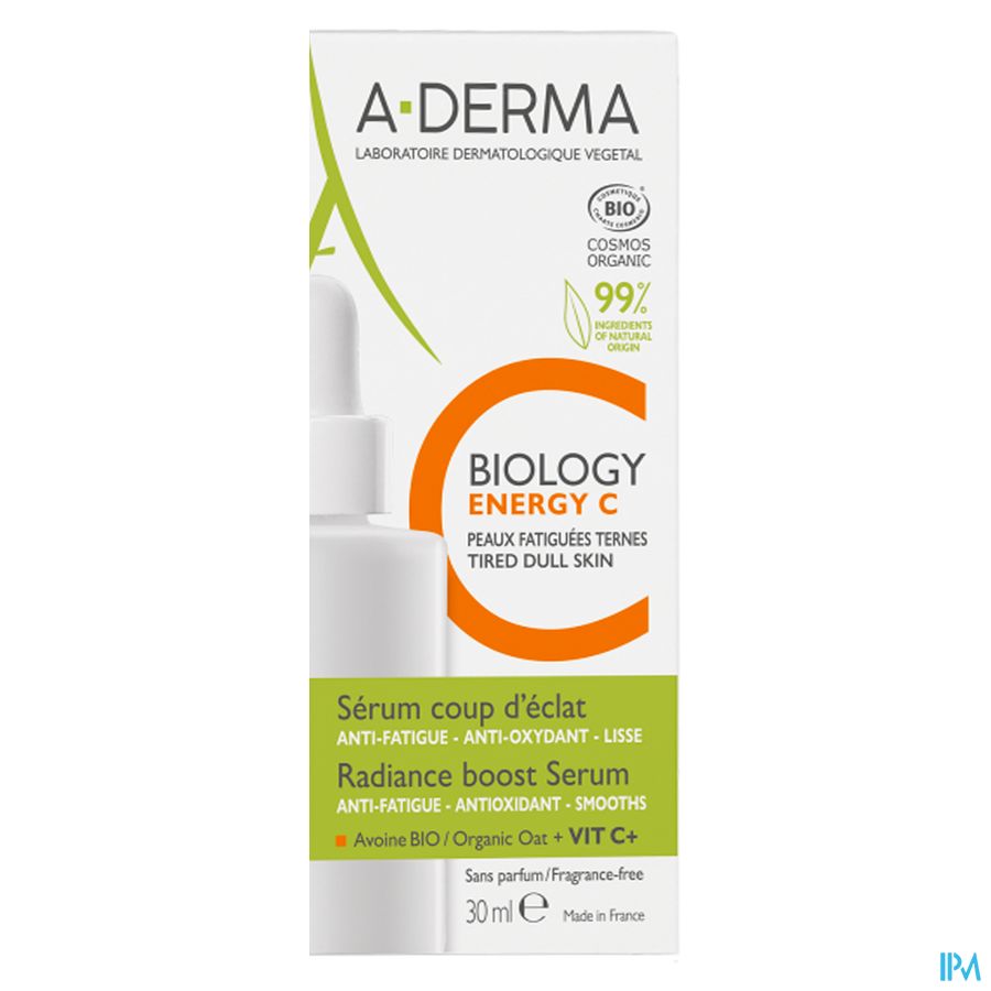 A-DERMA Sérum à la vitamine C stabilisée BIOLOGY ENERGY C