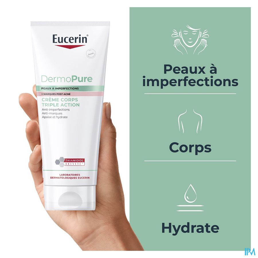 Eucerin Dermopure Creme Corps Triple Action 200ml