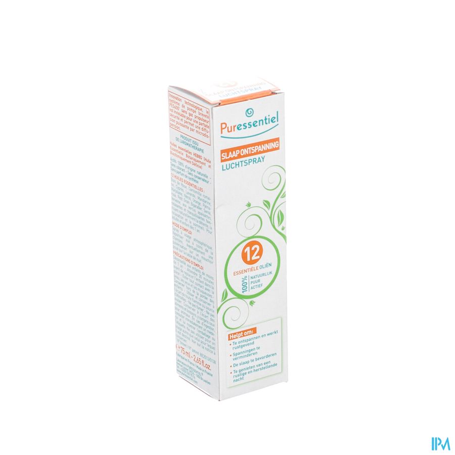 Puressentiel Sommeil Detente Spray 12 Hle Ess 75ml
