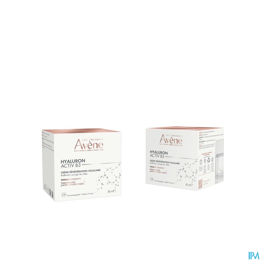 Eau thermale Avène Hyaluron Activ B3 Crème régénération cellulaire Anti-Age acide hyaluronique 50 ml