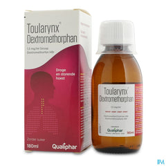 Toularynx Dextromethorphan 180 ml sirop toux sèche