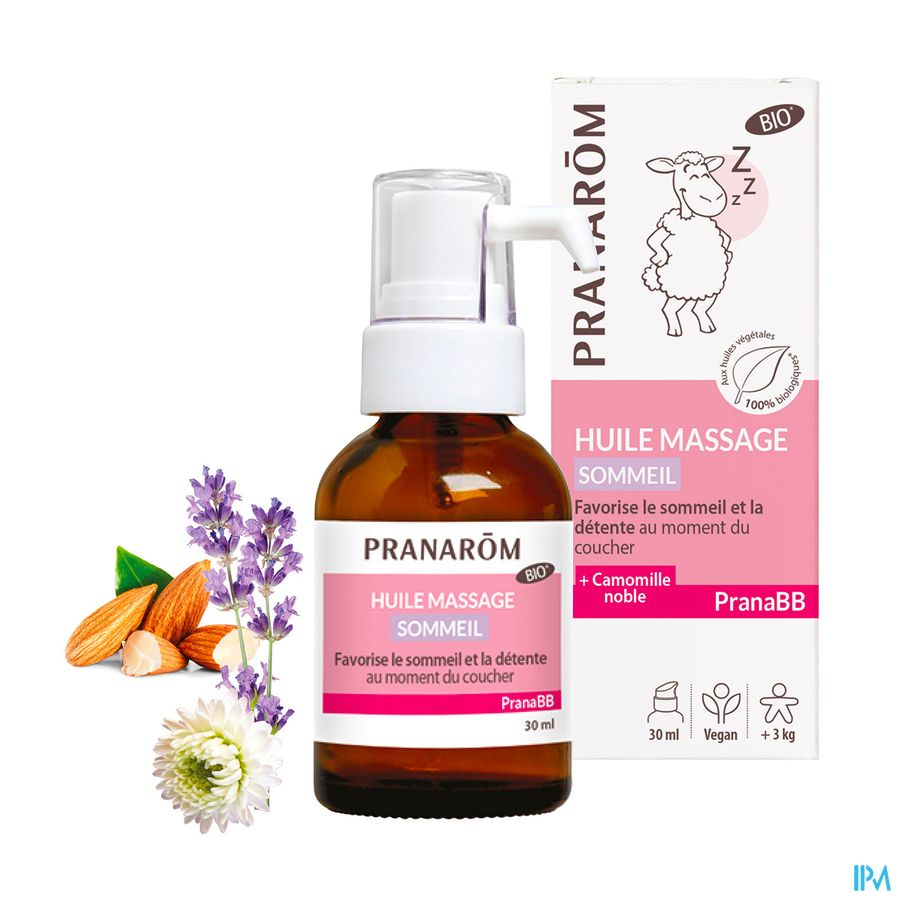 Pranabb Huile Massage Sommeil 30ml