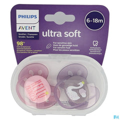 Philips Avent Sucette 6m+ Soft Girl