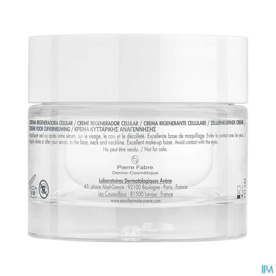 Eau thermale Avène Hyaluron Activ B3 Crème régénération cellulaire Anti-Age acide hyaluronique 50 ml