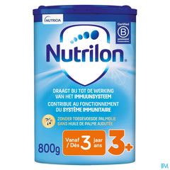 Nutrilon 3+ | Lait De Croissance Enfant dès 3 ans  | Lait en Poudre pour Biberon | Boite 800g