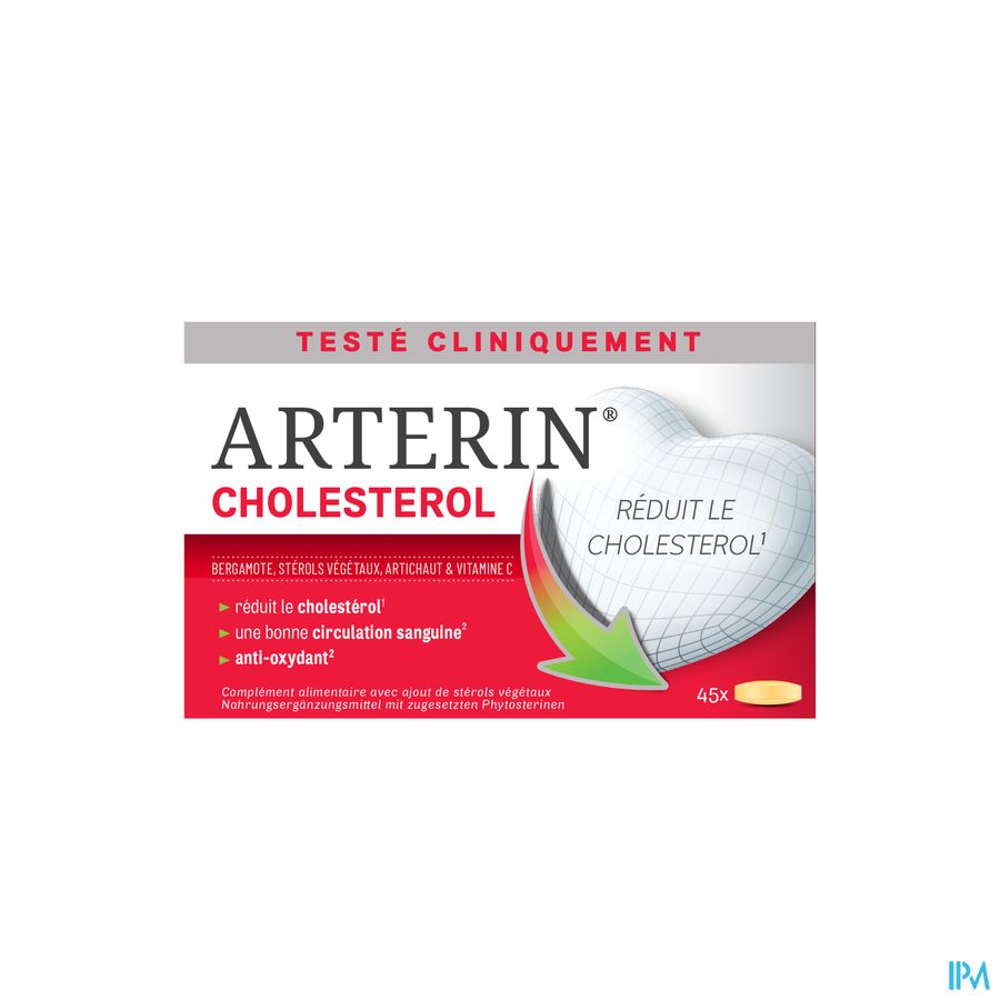 Arterin® Cholestérol 45 Comprimés - Réduit le cholestérol