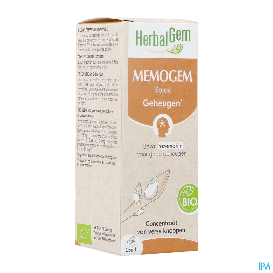 Herbalgem Memogem Spray Bio 15ml