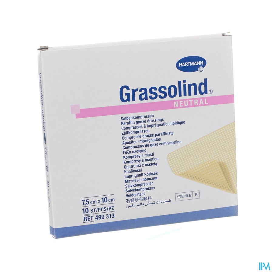 Hartmann Grassolind 7,5x10cm St. 10 P/s