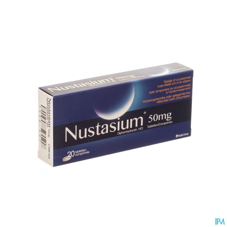 Nustasium 20 comprimés - troubles d'endormissement & insomnie occassionnelle