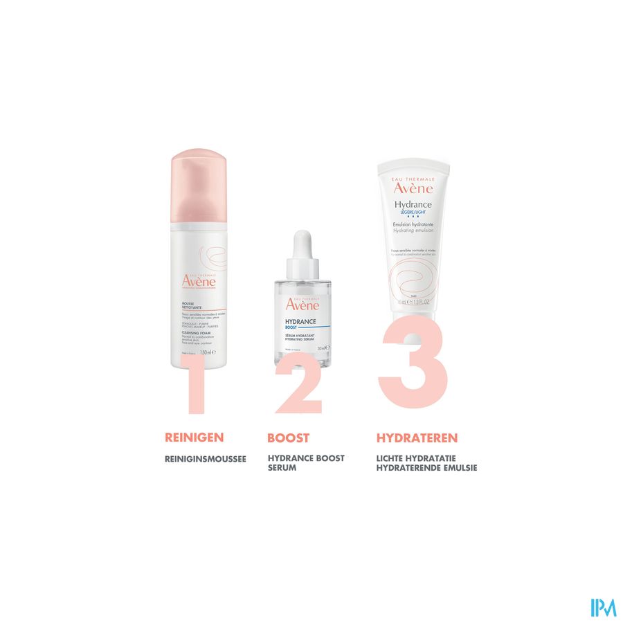 Eau Thermale Avène - Hydrance LÉGÈRE Émulsion hydratante Crème hydratante Peaux Sensibles