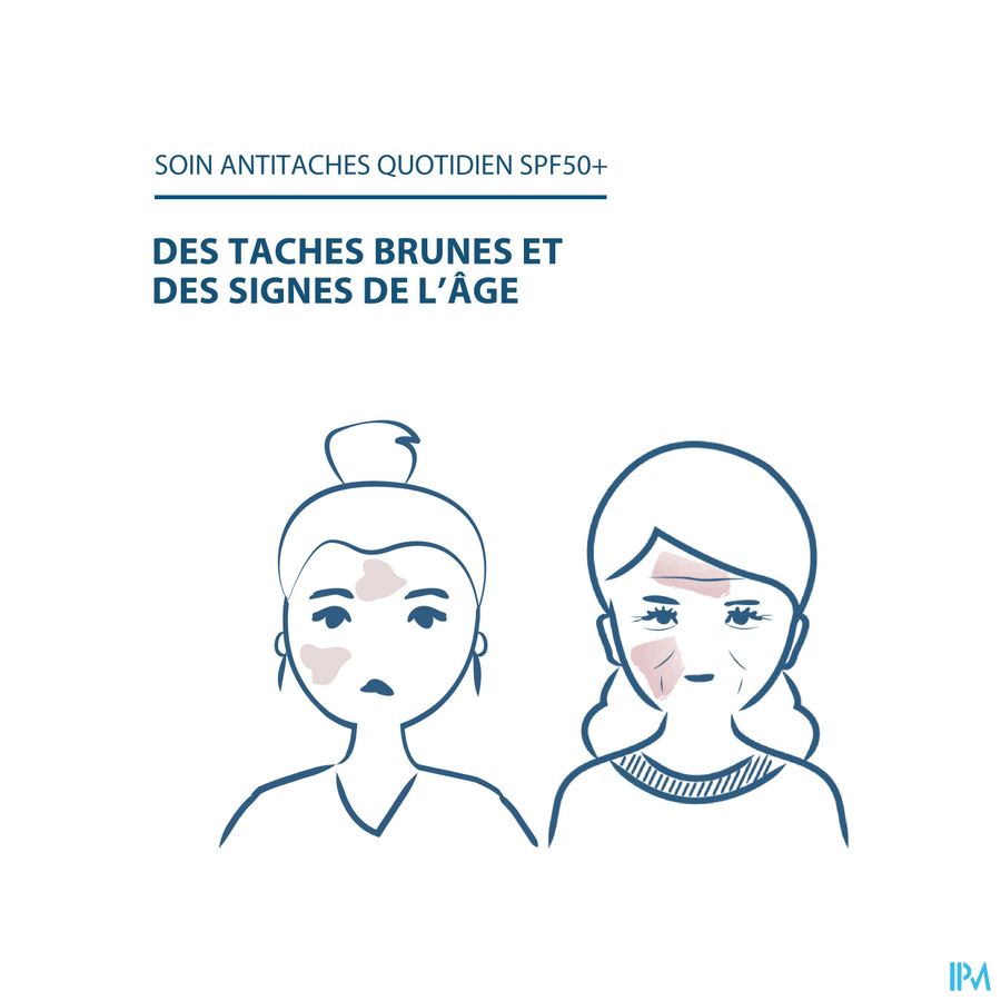 Ducray MELASCREEN Crème anti-taches protection solaire SPF50+ - Peaux sèches