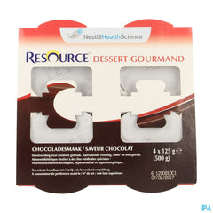 Resource Dessert Gourmand Chocolat 4x125g 12311109