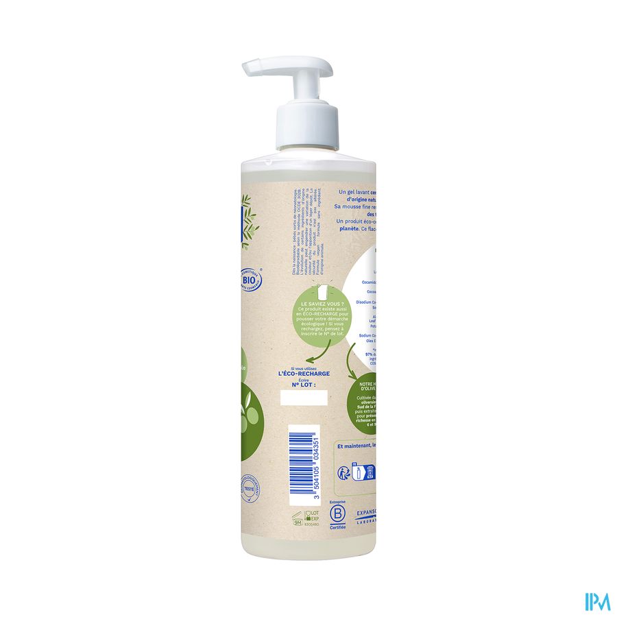 Mustela BIO gel lavant - famille 400 ml