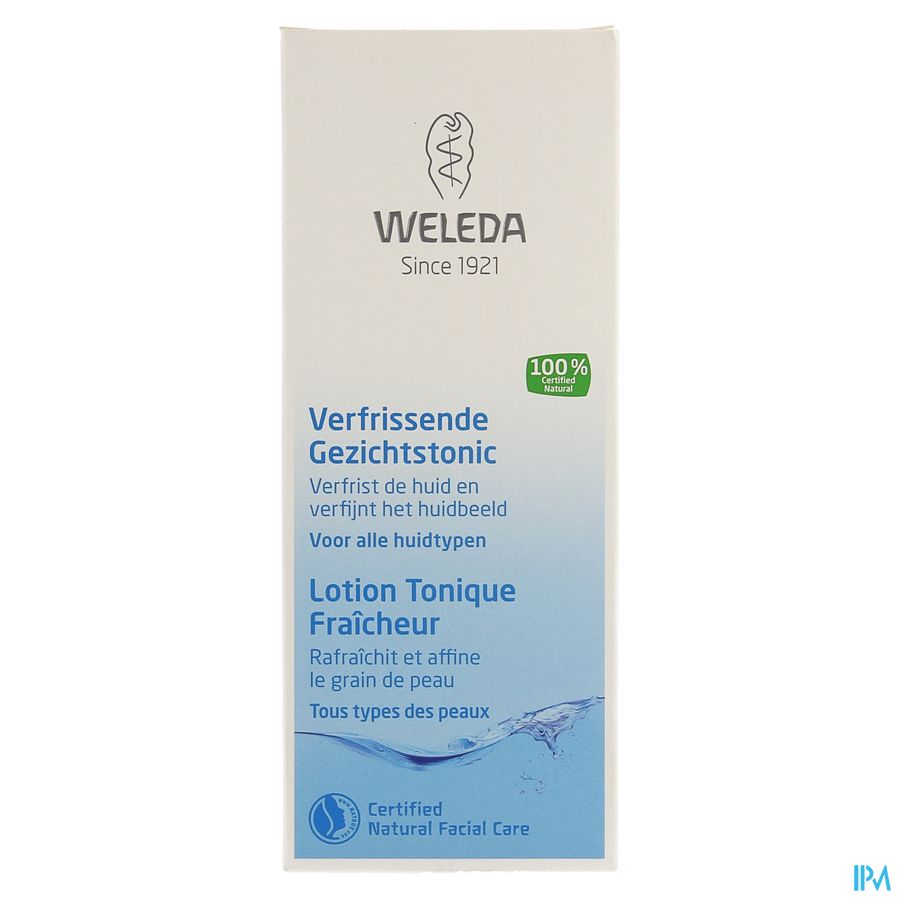 Weleda Lotion Tonique Fraicheur Visage 100ml