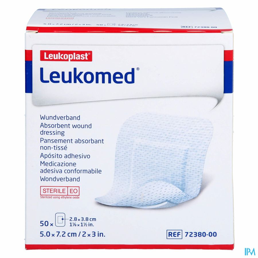 Leukomed Pansement Steril 7,2cmx 5cm 50 7238000