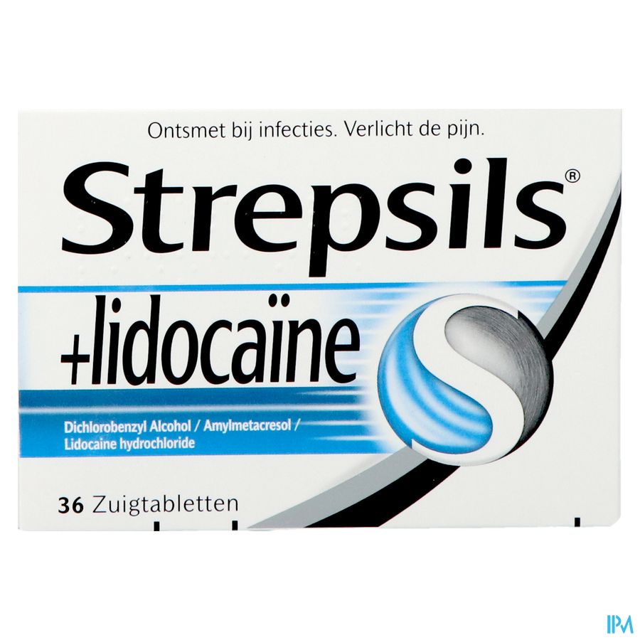 Strepsils + Lidocaine Past 36