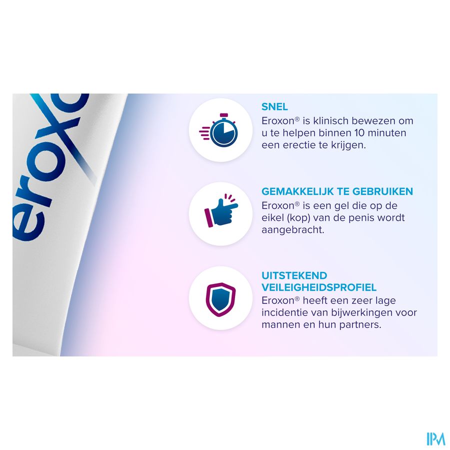 Eroxon stim gel 4 tubes - une érection en 10 minutes