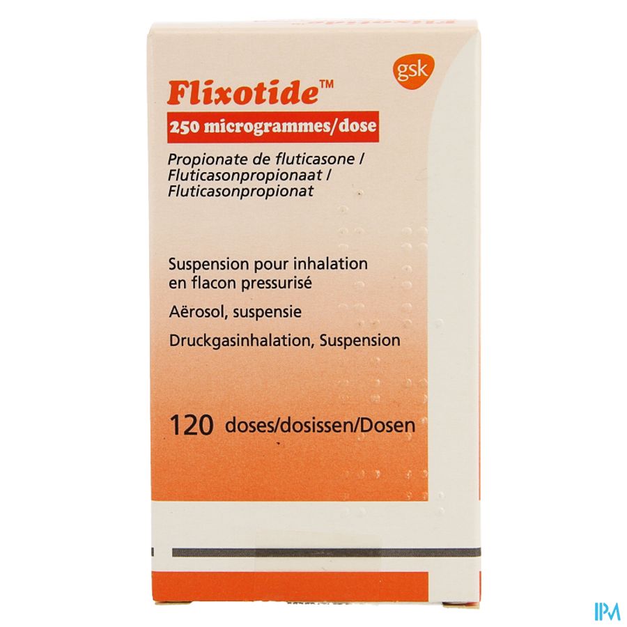 Flixotide 250 Inhal Dos 120x250mcg