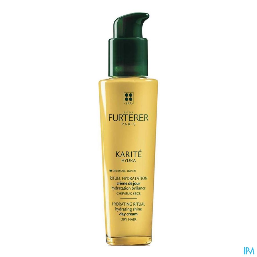 René Furterer - Crème de jour hydratation brillance - Soin hydratant à l'huile de karité - KARITE HYDRA