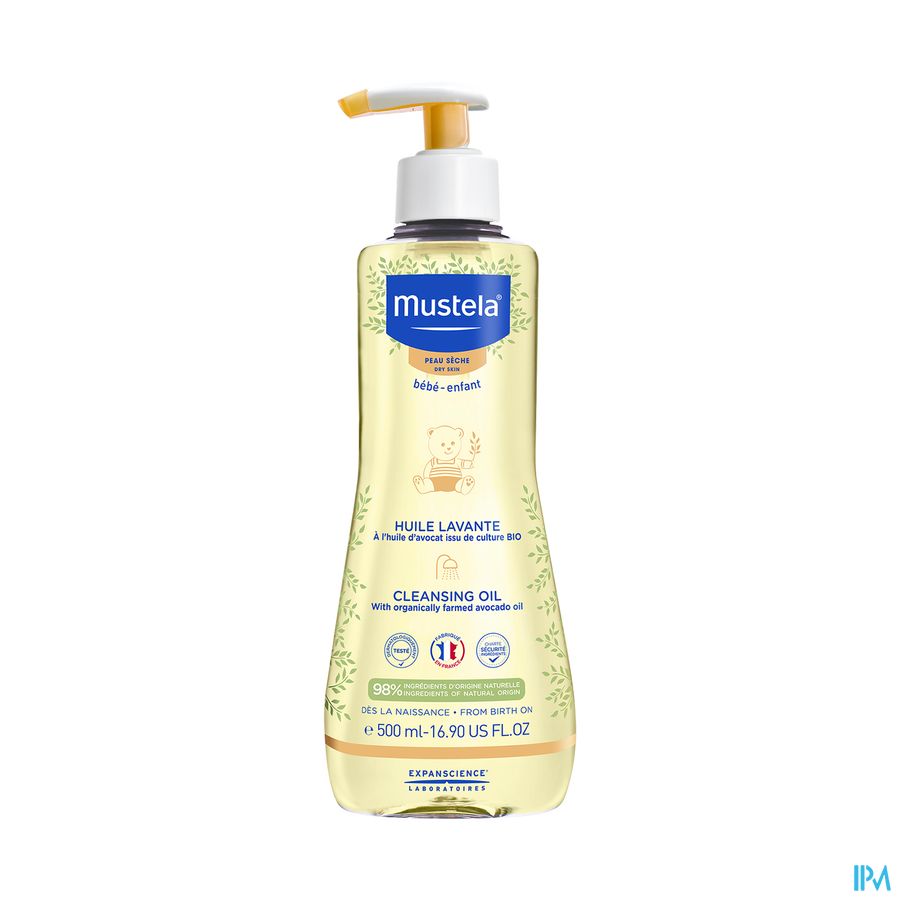 Mustela huile lavante - peau sèche 500 ml