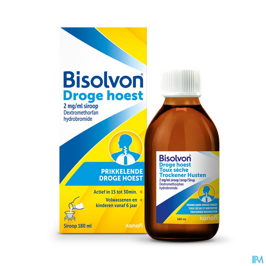 Bisolvon Toux sèche - Toux sèche et irritative, sans sucre