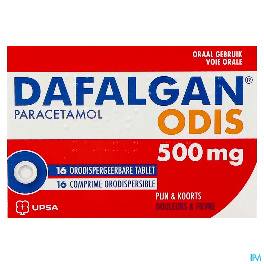 Dafalgan 500mg Odis Tabl 16