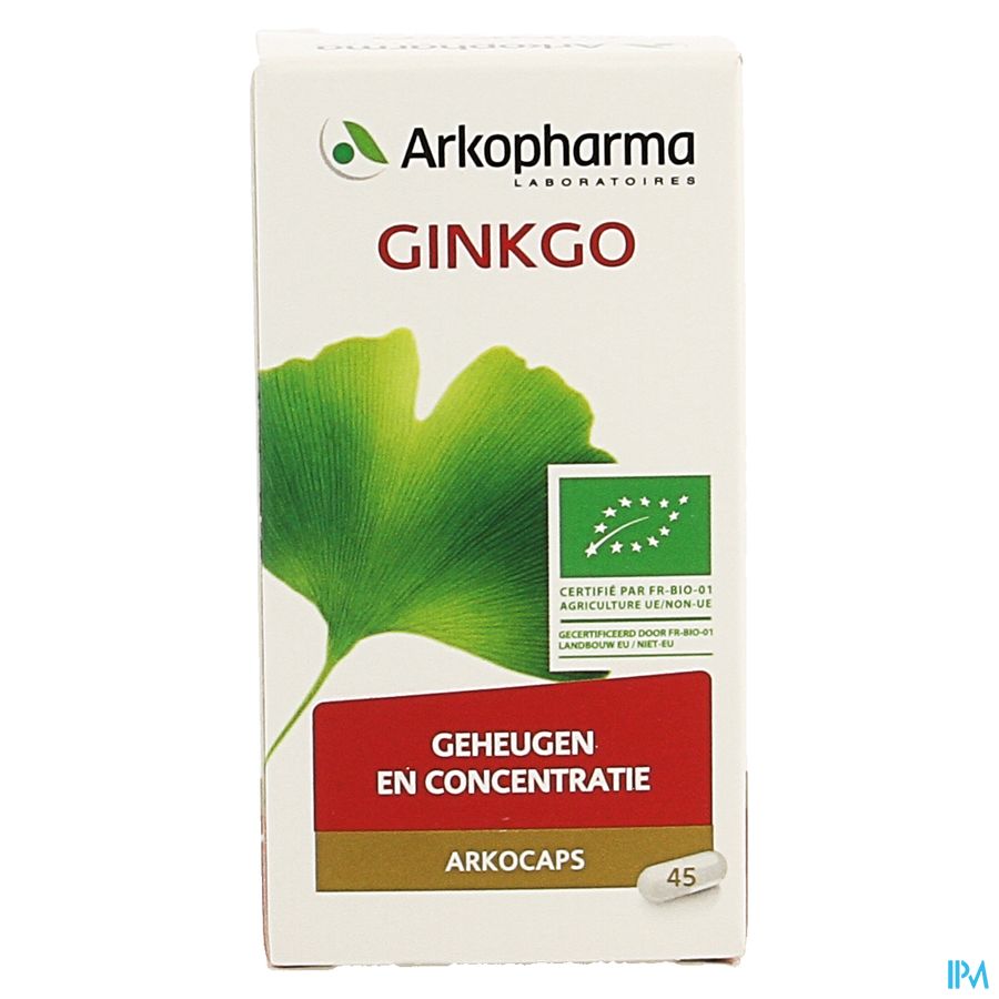 Arkogelules Ginkgo Bio Caps 45