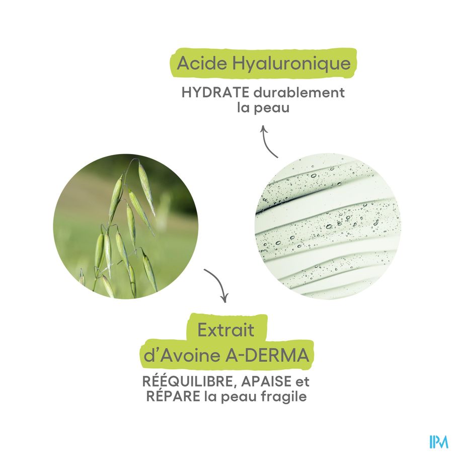 A-DERMA - LES INDISPENSABLES CRÈME UNIVERSELLE HYDRATANTE - À l'acide hyaluronique et beurre de karité - Peaux Fragiles