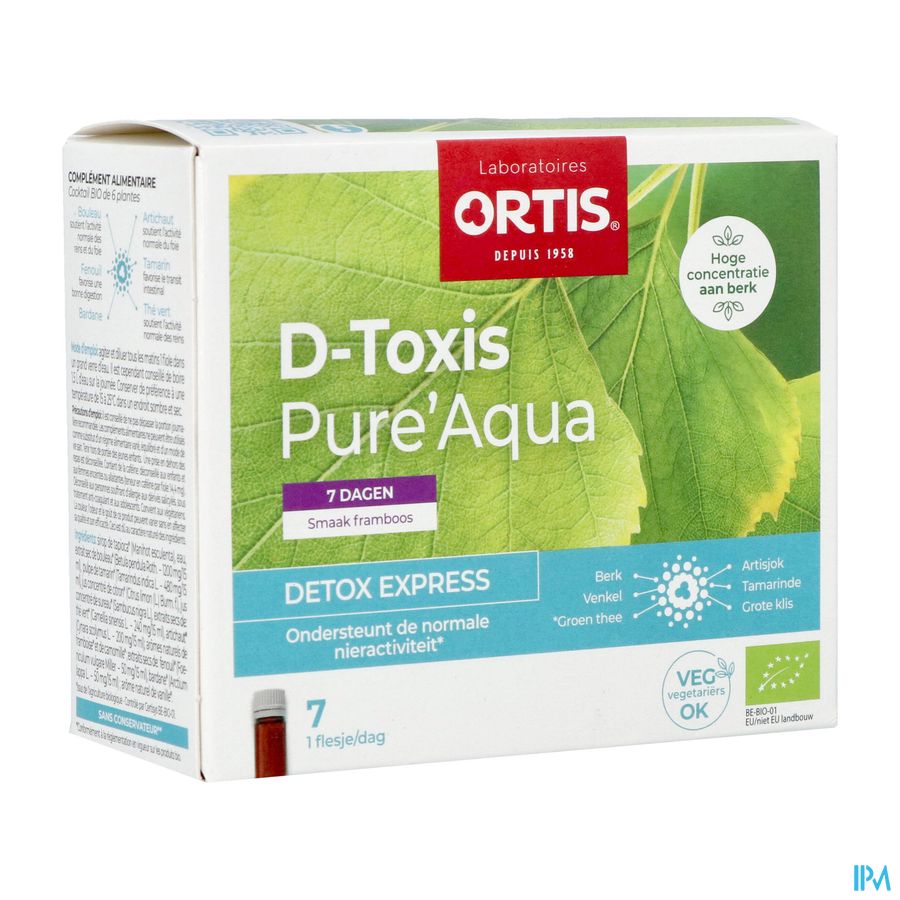 D Toxis Pure Aqua Framboise 7x15ml