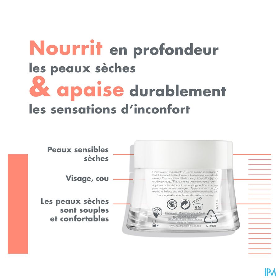 Eau Thermale Avène - Crème nutritive revitalisante