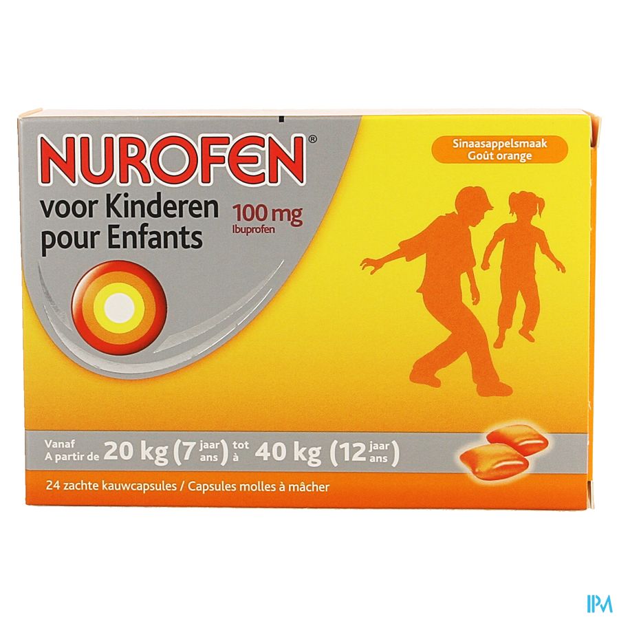 Nurofen Enfant 100mg Caps Molles A Macher 24