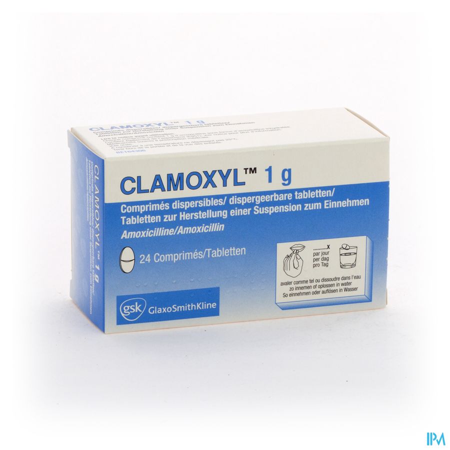 Clamoxyl 1000 "tabs" Comp 24x1000mg