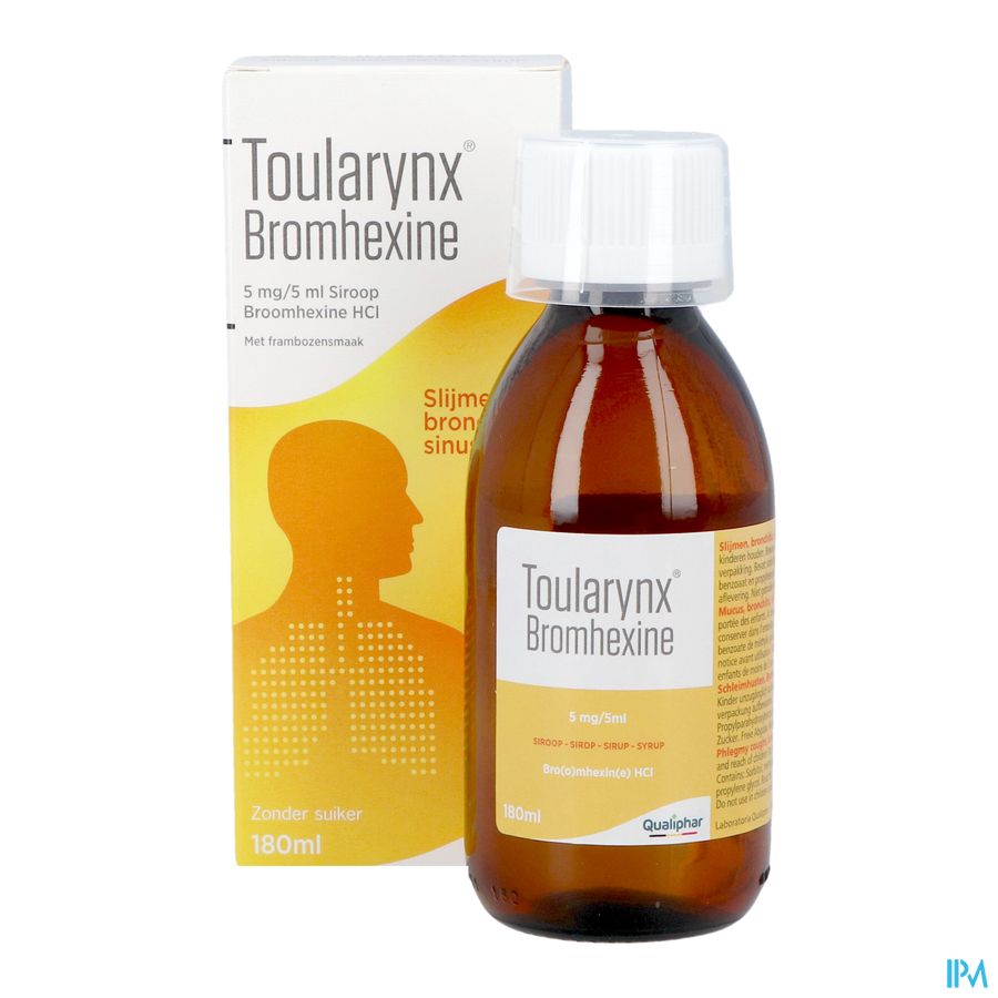 Toularynx Bromhexine 180 ml sirop toux grasse