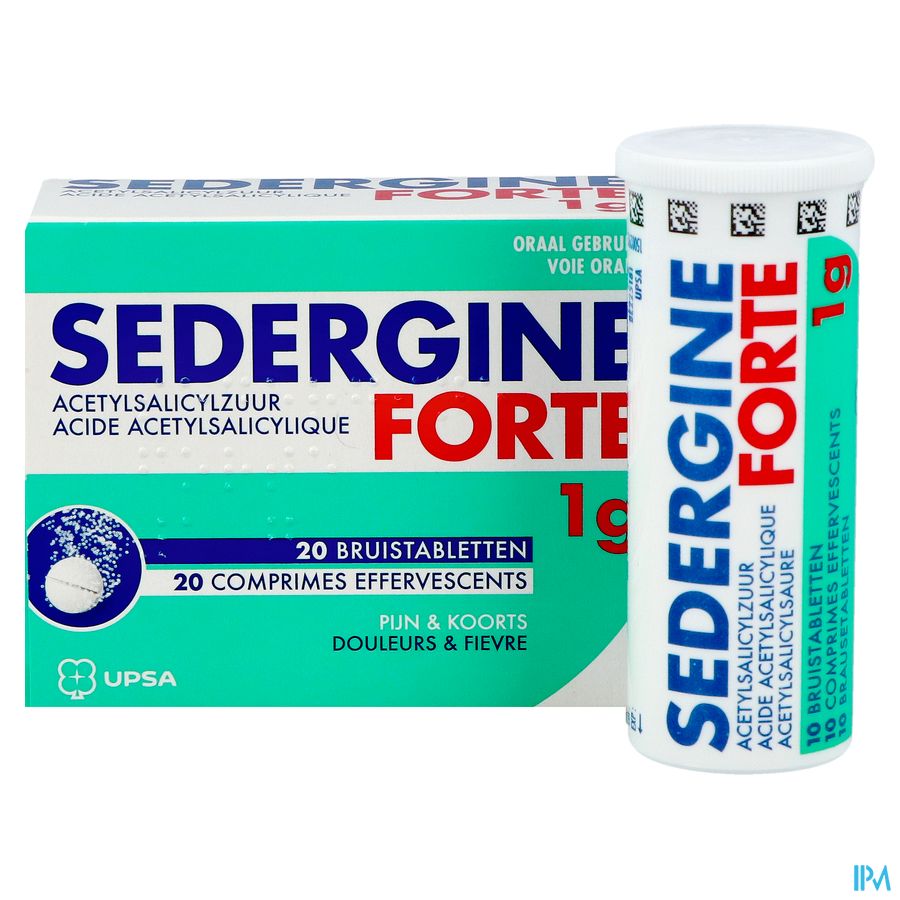 Sedergine Forte 1g Comp Efferv. 20