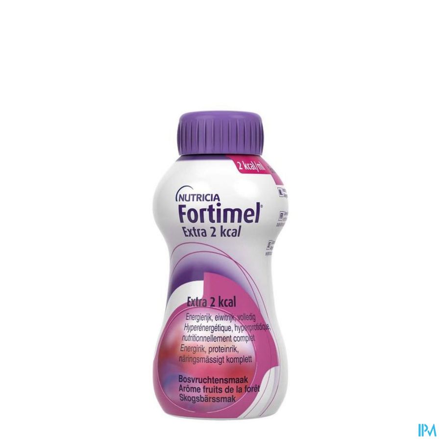 Fortimel Extra 2kcal Promopack 4+1 Goût Fraise Bouteilles 5x200ml