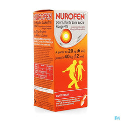 Nurofen Enfant S/sucre 4% Fraise Susp Buv 150ml