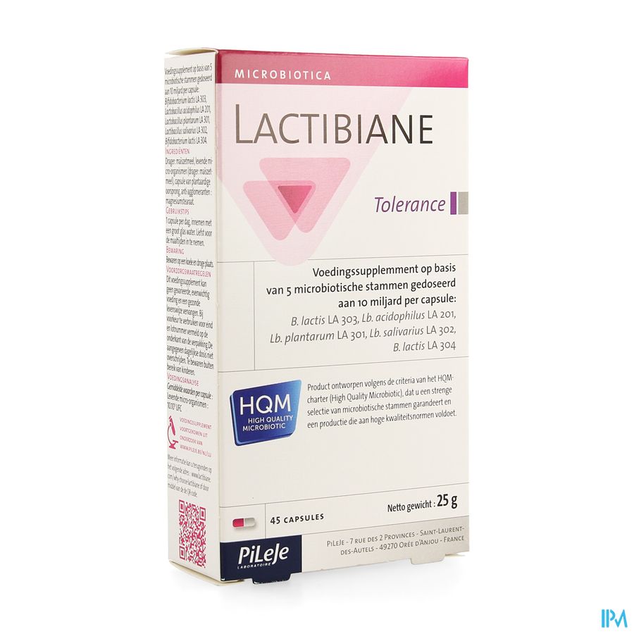 Lactibiane Tolerance Caps 45