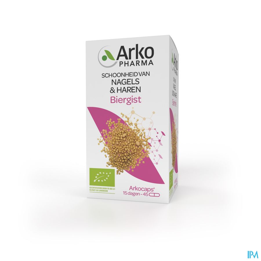 Arkopharma Arkogélules Levure De Bière Bio Beauté des ongles et cheveux 45 Gélules