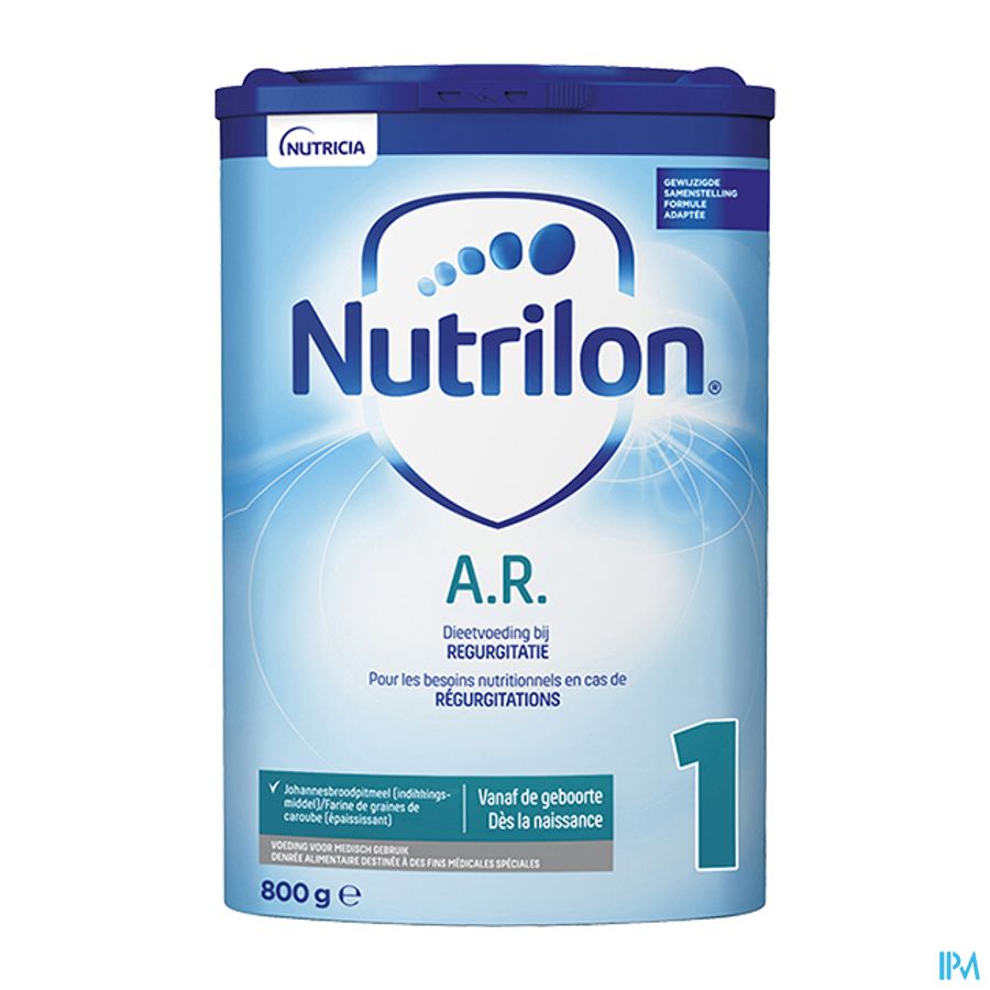 Nutrilon A.R. 1 Lait Nourrissons Anti-Régurgitations Bébé 0-6 Mois Poudre Boîte 800g