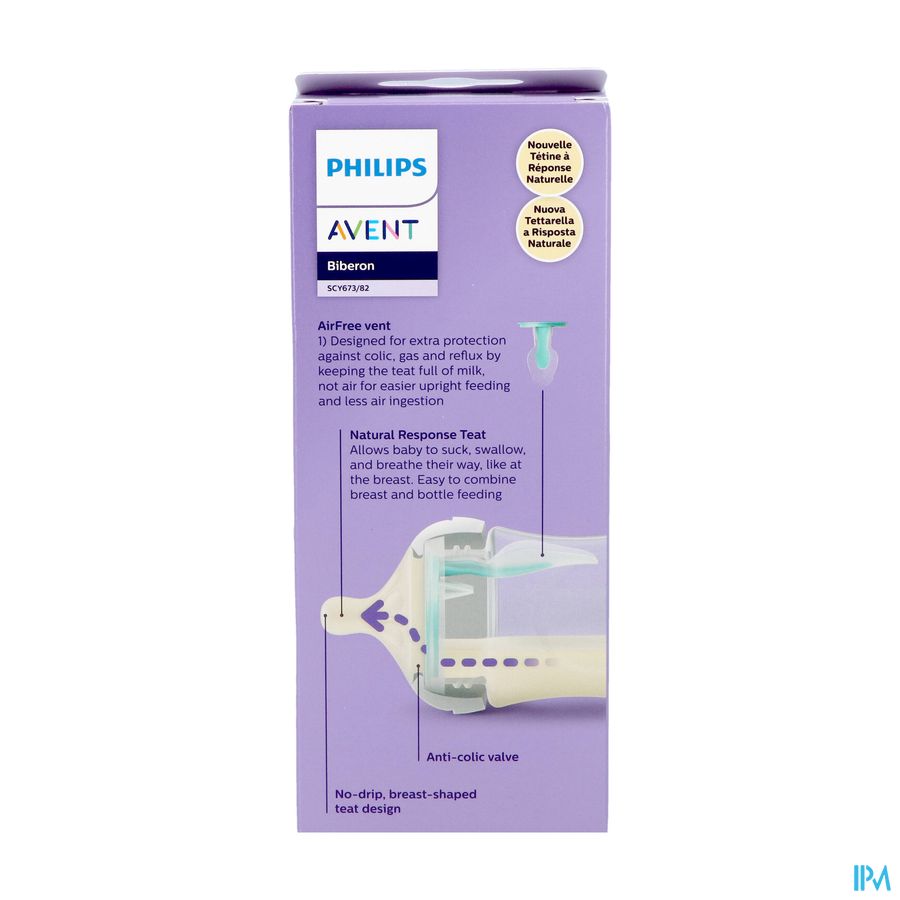 Philips Avent Natural 3.0 Airfree Bib.ours 260ml