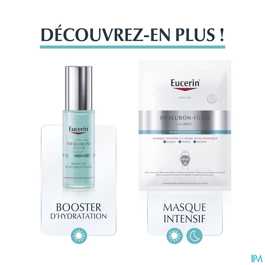 Hyaluron-Filler + 3x Effect Soin de Nuit Booster d'Hydratation Gel-Crème Anti-Rides & Anti-Âge Pot 50ml