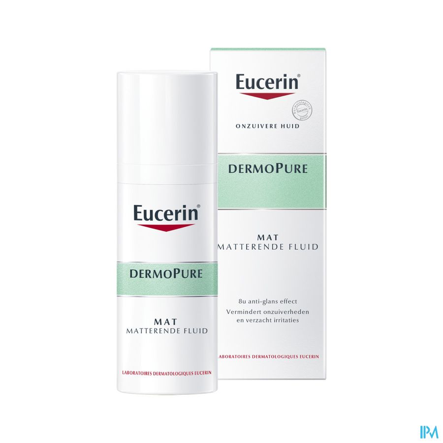 DermoPure MAT Fluide Matifiant Acné Peau à Imperfections avec pompe 50ml