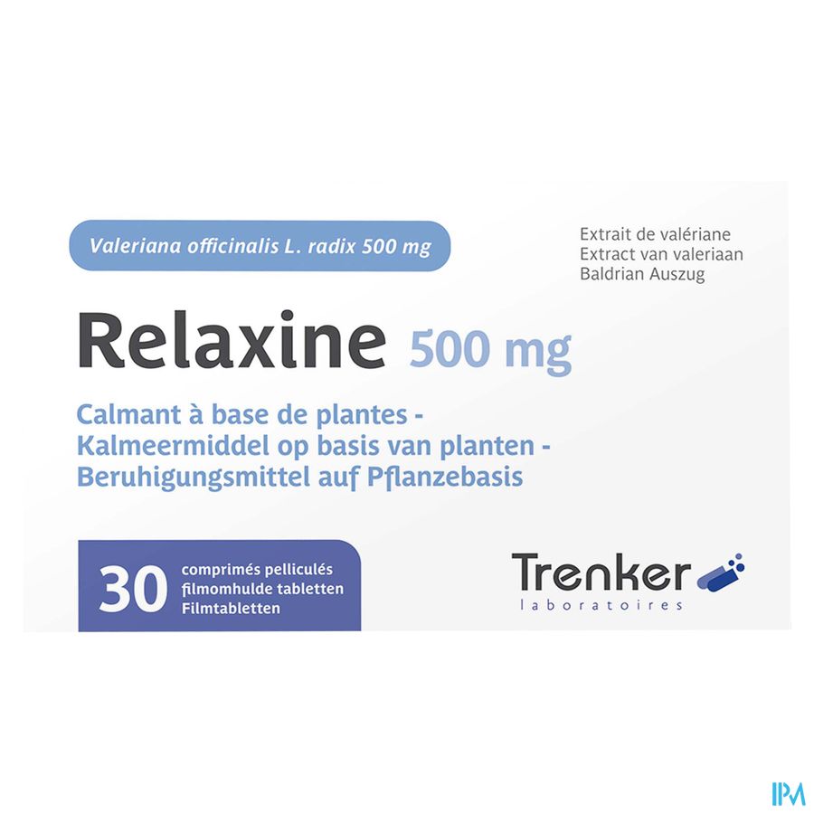 Relaxine 500mg Comp Pell 30