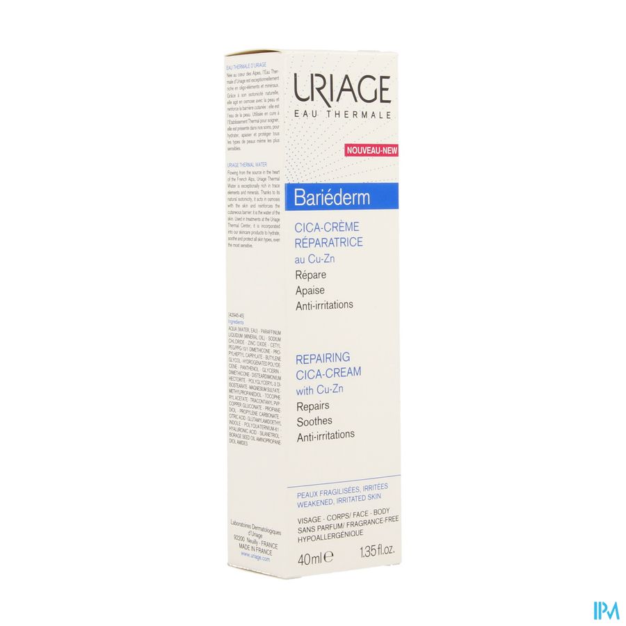 Uriage Bariederm Cica Creme Reparatrice 40ml