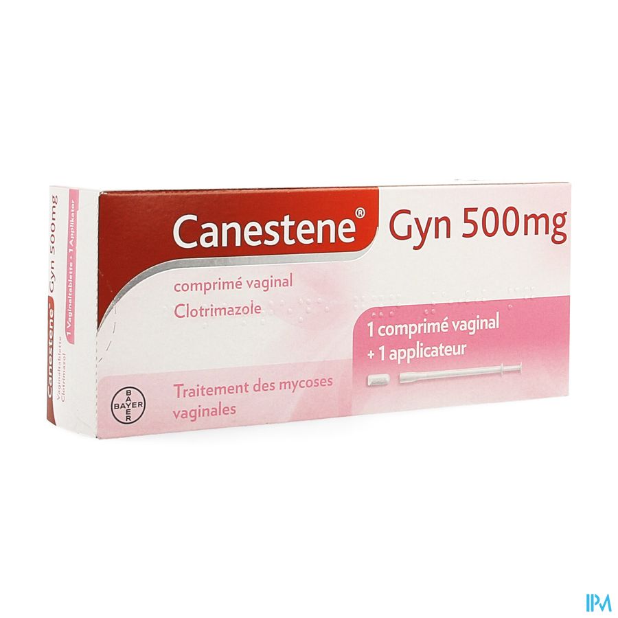 Canestene Gyn Clotrimazole 500mg Tabl Vag. 1