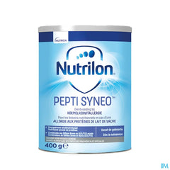 Nutrilon Pepti Syneo | Allergies Proteines Lait de Vache | Bébé 0-12 mois  | Lait en Poudre pour Biberon | Boite 400g