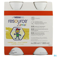 Resource Junior Vanille Nf 4x200ml