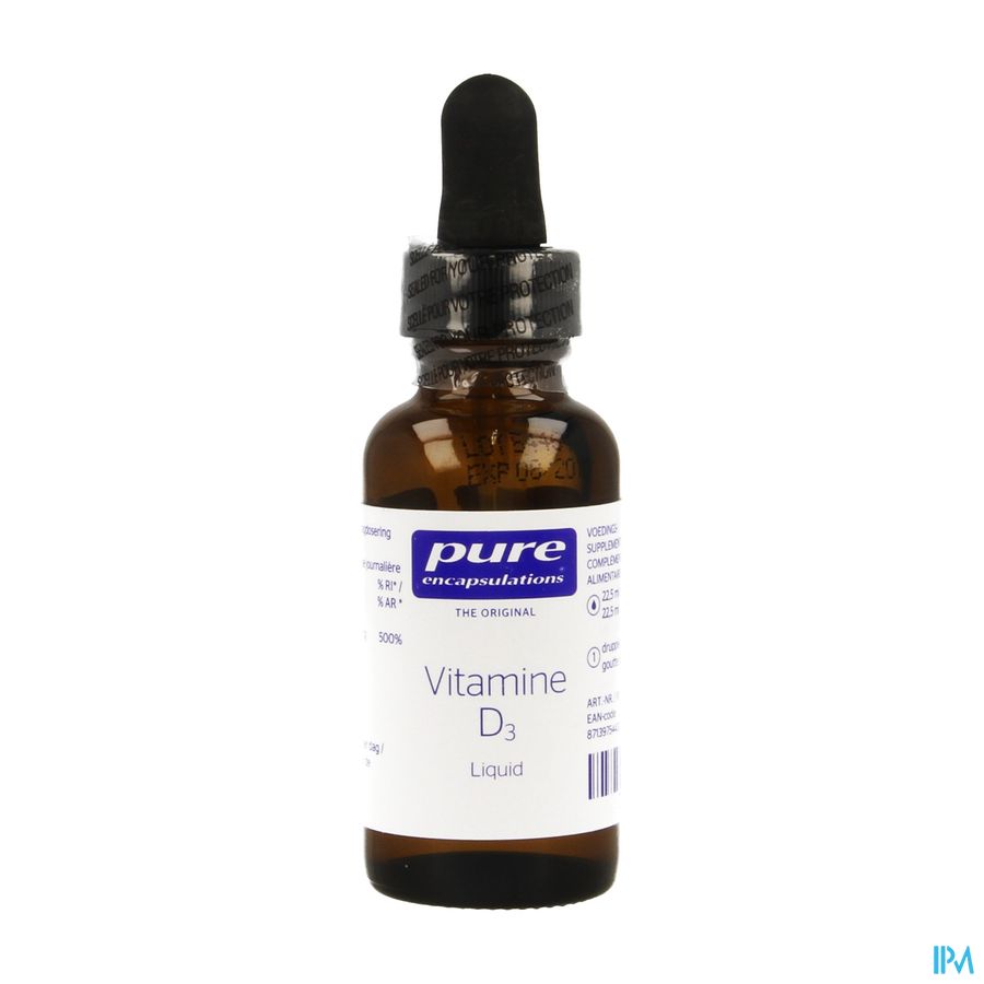 Pure Encapsulations Vitamine D3 Liquid 22,5ml