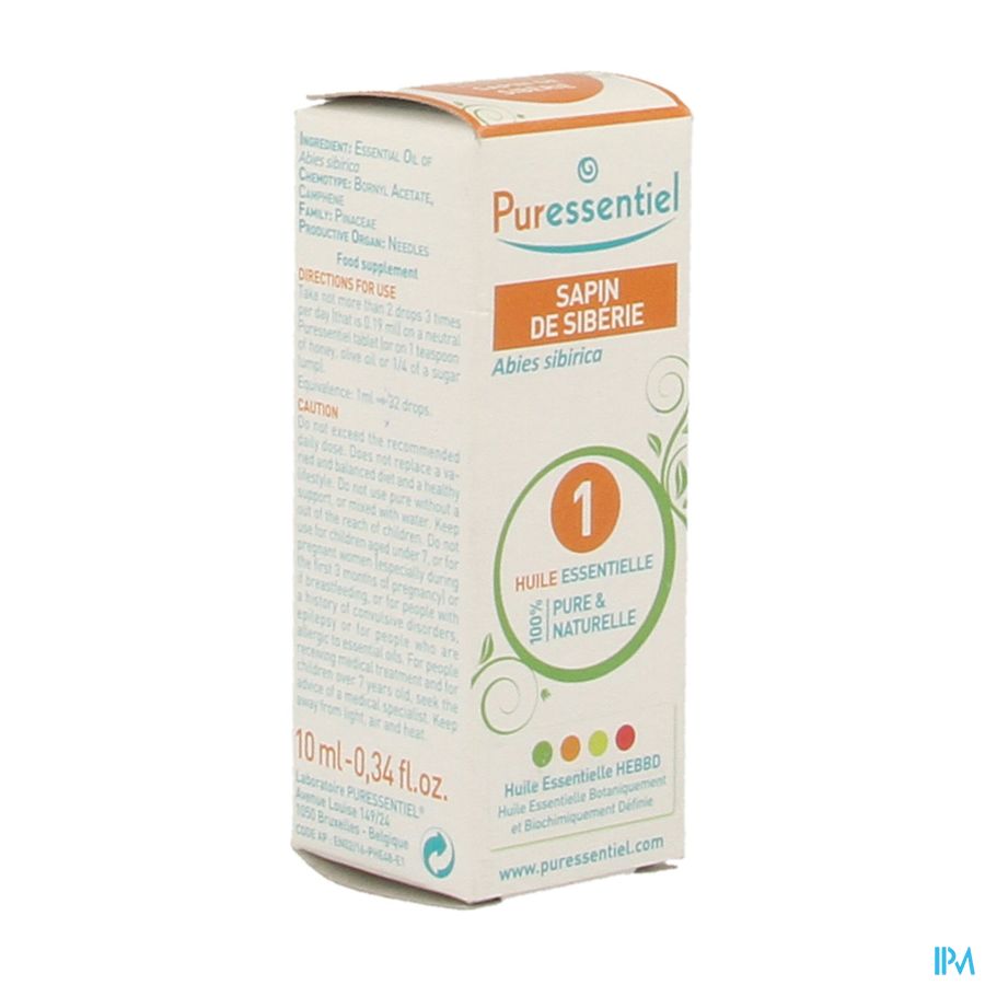 Puressentiel He Sapin Siberie Bio 10ml